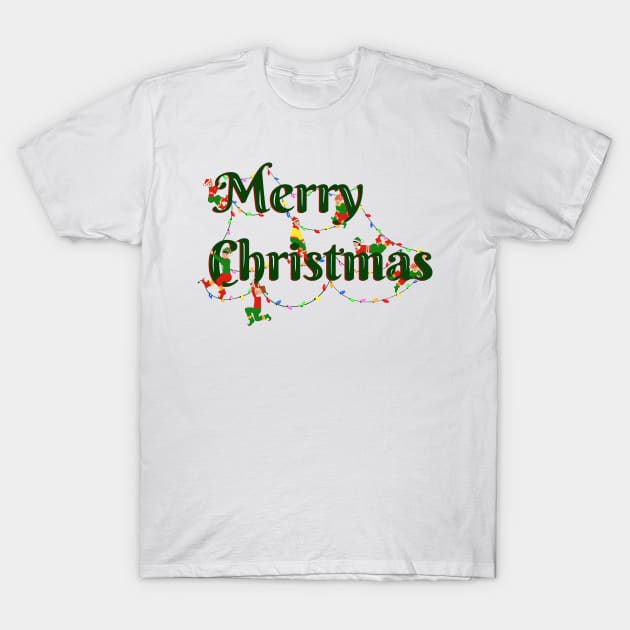 Merry Christmas, Let the Fun Begin! T-Shirt by MamaODea